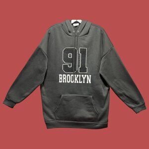 Rue 21 - Men's Long Sleeve Hooded Sweatshirt - Black - Medium